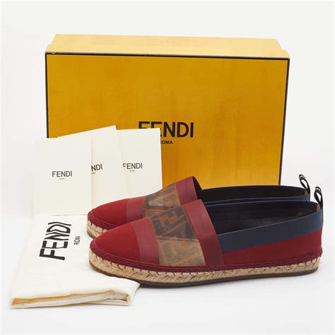 fendi mesh canvas espadrilles.